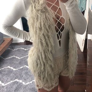 Furry Crochet vest
